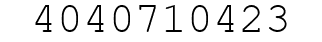 Number 4040710423.