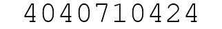 Number 4040710424.