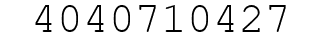 Number 4040710427.
