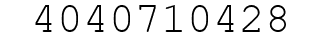 Number 4040710428.
