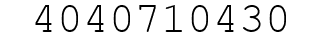 Number 4040710430.