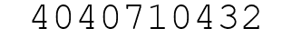 Number 4040710432.