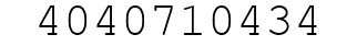Number 4040710434.