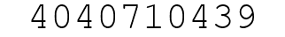 Number 4040710439.