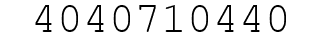 Number 4040710440.