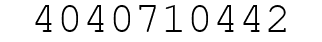 Number 4040710442.