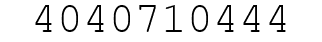 Number 4040710444.