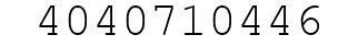 Number 4040710446.