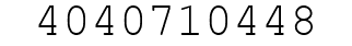 Number 4040710448.