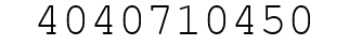 Number 4040710450.