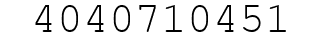Number 4040710451.