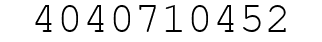 Number 4040710452.