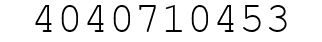 Number 4040710453.