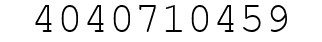 Number 4040710459.
