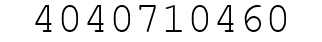 Number 4040710460.