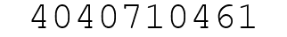 Number 4040710461.
