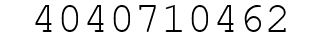 Number 4040710462.