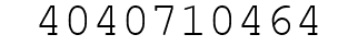 Number 4040710464.