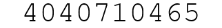 Number 4040710465.