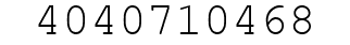 Number 4040710468.