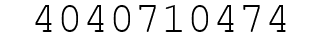Number 4040710474.