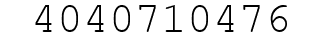 Number 4040710476.