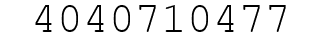 Number 4040710477.