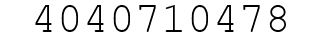 Number 4040710478.
