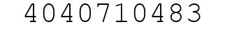 Number 4040710483.