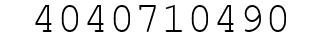 Number 4040710490.