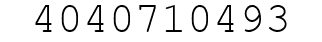 Number 4040710493.