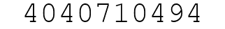 Number 4040710494.