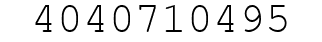 Number 4040710495.