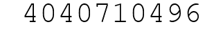 Number 4040710496.