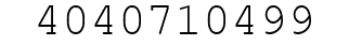 Number 4040710499.