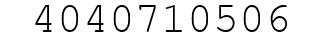 Number 4040710506.
