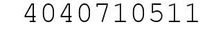 Number 4040710511.