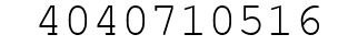 Number 4040710516.