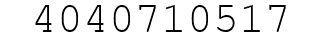 Number 4040710517.