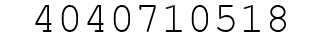 Number 4040710518.