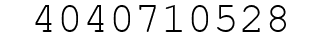 Number 4040710528.