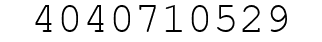 Number 4040710529.