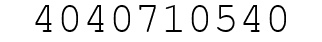 Number 4040710540.