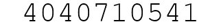 Number 4040710541.