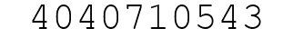 Number 4040710543.