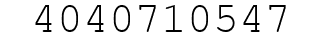 Number 4040710547.