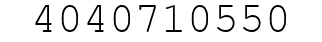 Number 4040710550.
