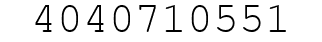 Number 4040710551.
