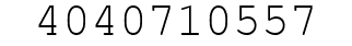 Number 4040710557.