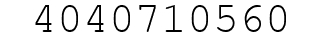 Number 4040710560.